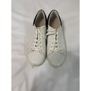 Ecco Soft 7 Street, white with black trim leather sneaker, size 41 European